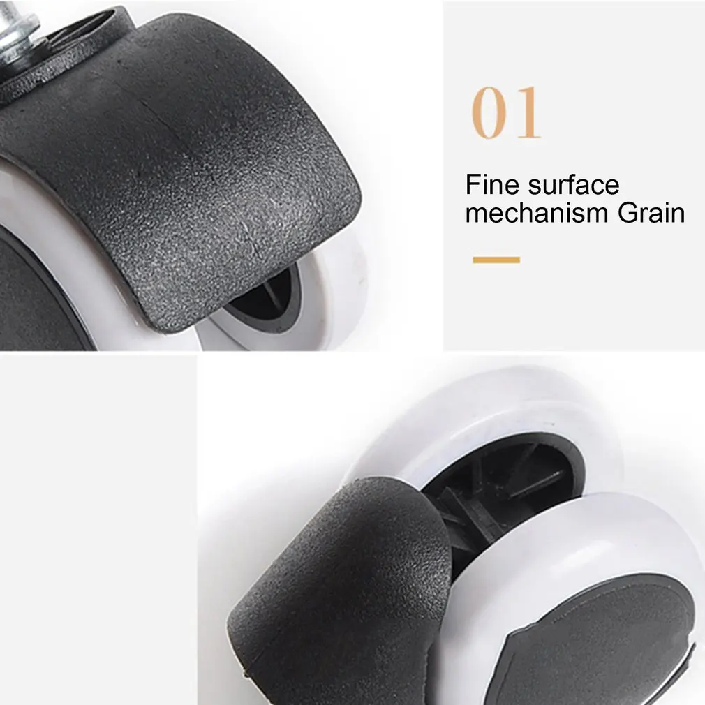 Бесшумное колесо замена офисного кресла поворотный ролик роликовые колеса