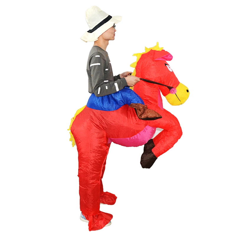 Надувной костюм ковбойский комбинезон наездник одежда костюмы на Хэллоуин