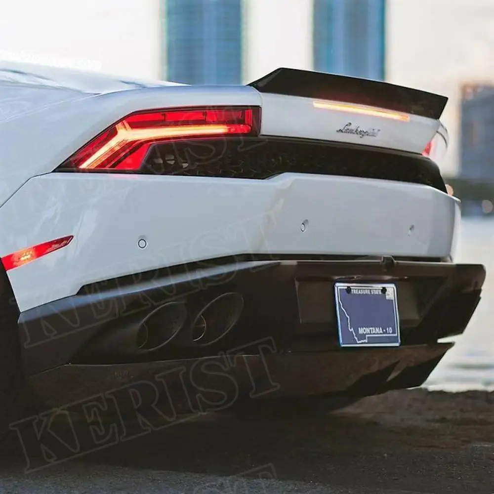 Спойлер из углеродного волокна на заднее крыло для Lamborghini Huracan LP580 LP610 Coupe 2-дверный