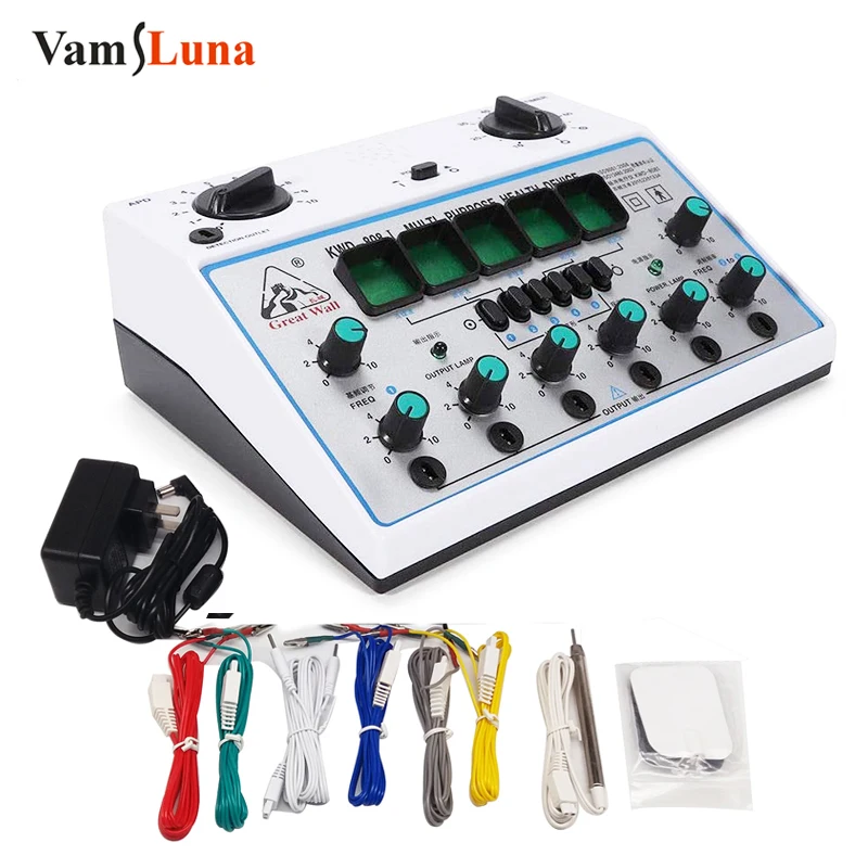 Acupuncture Stimulator Machine 6 Channel Output Patch Massager Health Care Electric Impulse Acupuncture Treatment