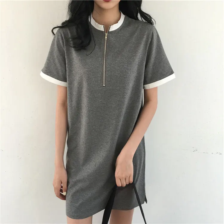 

Летнее женское онлайн-авторитетное платье, маленькая футболка, дизайнерский топ в обтяжку, базовая юбка в стиле ретро разных цветов