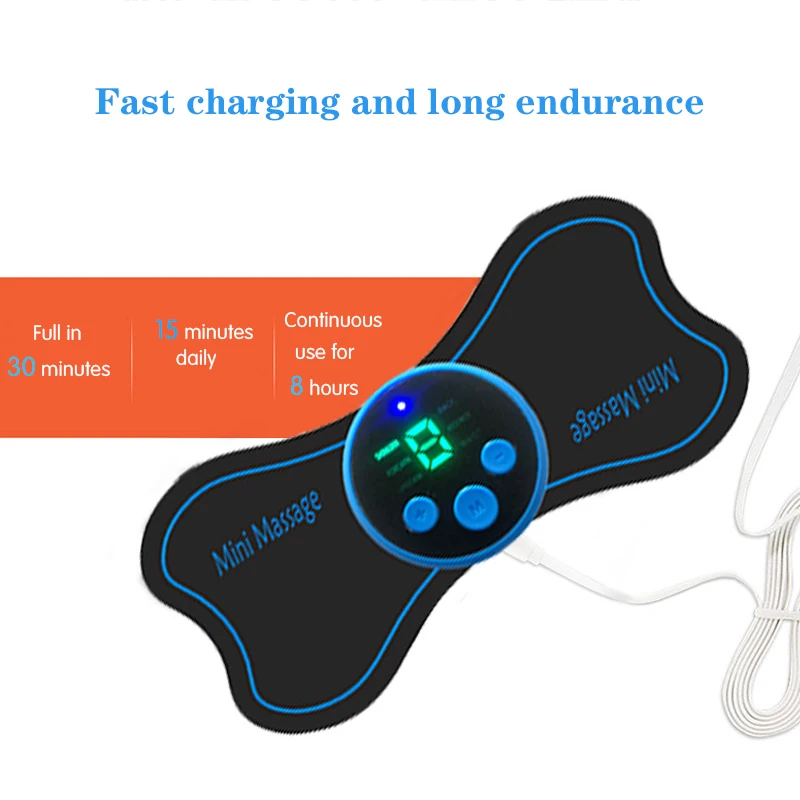 Массажер для шеи Портативный Электрический наклейки массажеры плеча талии