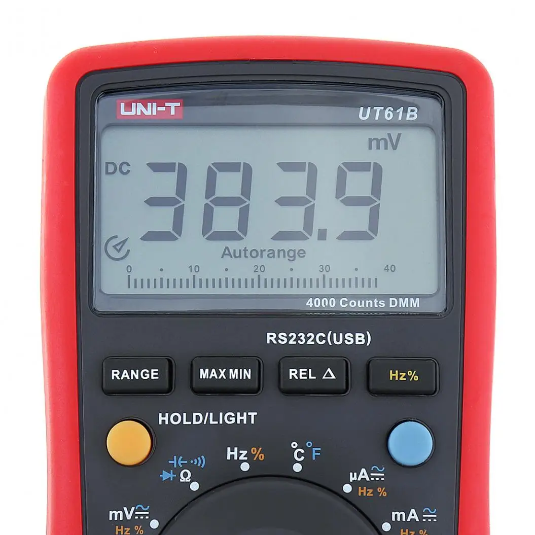 UNI-T UT61B 3999 отсчетов ЖК-Дисплей Точный Цифровой мультиметр с RS232C / USB интерфейс