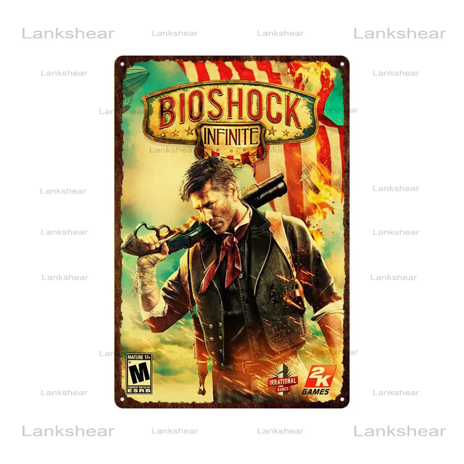 Игра для стрельбы BioShock infinite высокое качество фотоплакат настенный Декор дома