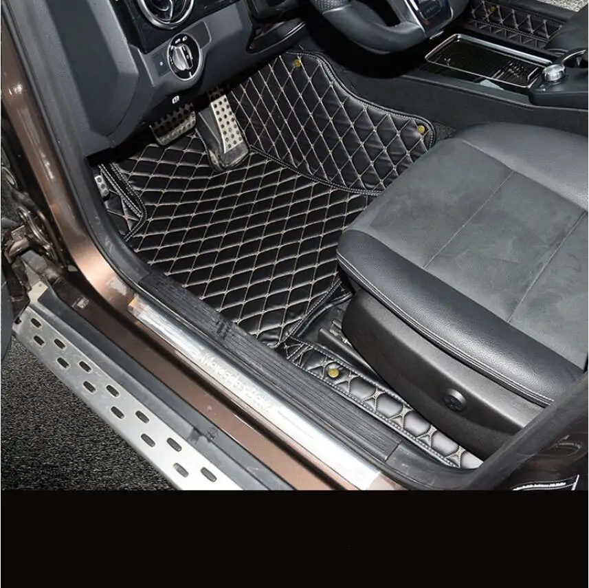 

for leather car floor mat for mercedes benz glk280 glk300 glk350 2009 2010 2011 2012 2013 2014 2015 x204 accessories