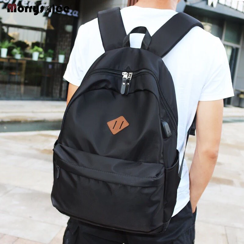 Мужской водонепроницаемый рюкзак для ноутбука 15 6 дюйма с USB зарядкой|Мужские