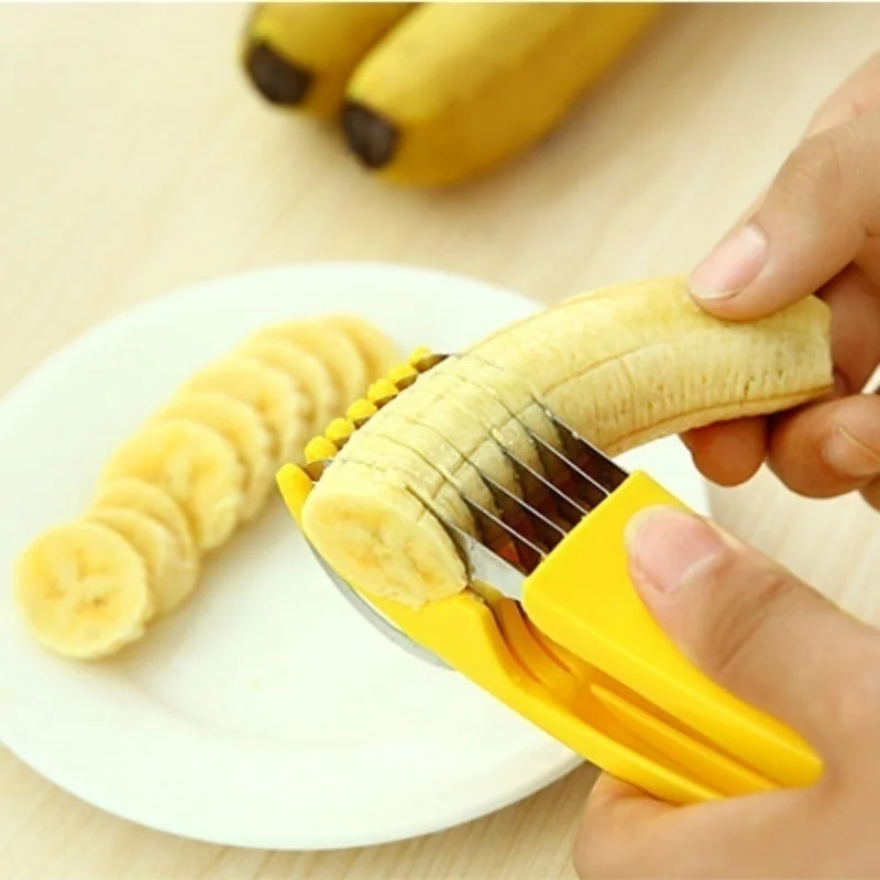 Нож для бананов из нержавеющей стали колбасный нож фруктов овощей салатов