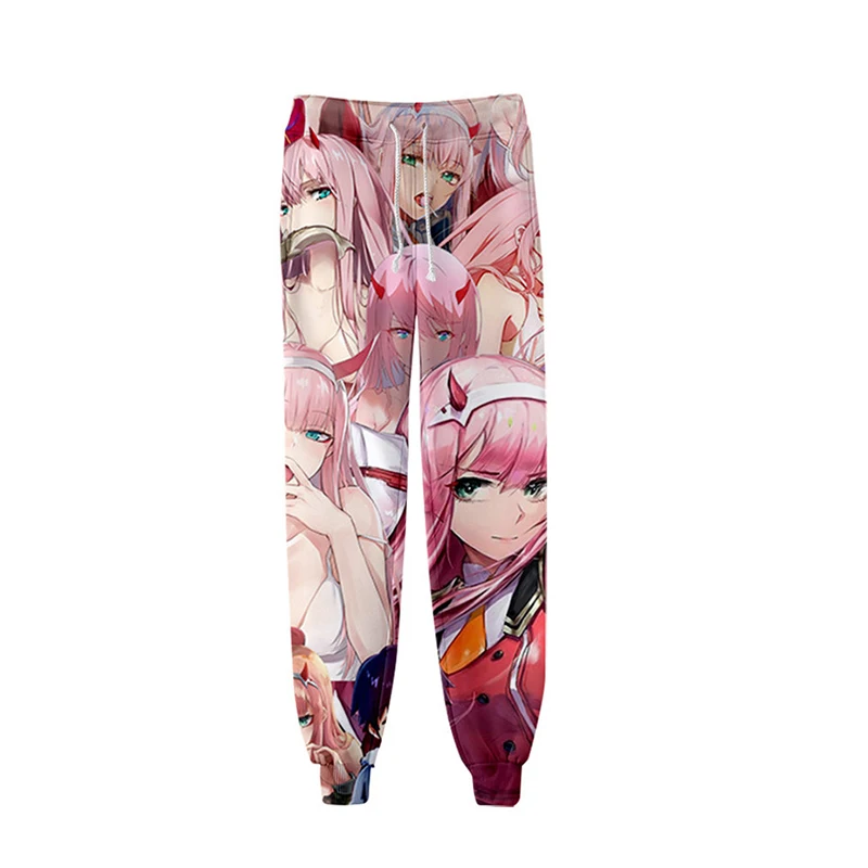 

DARLING in the FRANXX 3d Pants Anime Harajuku Casual Pants Men Women Sweatpants Jogging Bottoms Kids Hip Hop Girl Trousers Cargo