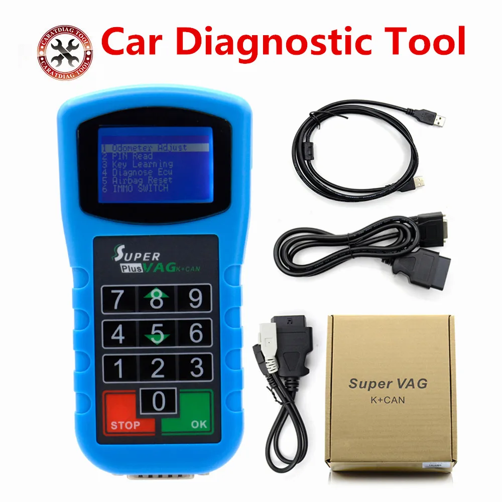 Автомобильный диагностический инструмент Super VAG K CAN Plus 2 0 OBD2 считыватель
