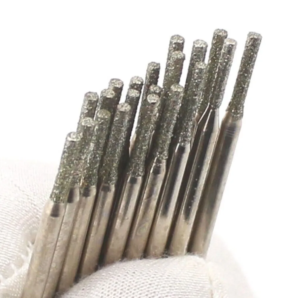 

30Pcs 1.4mm Diamond Saw Drill Coated Hole Cutter Solid Bits Gemstone Diamond Core Drill Bits For Stone