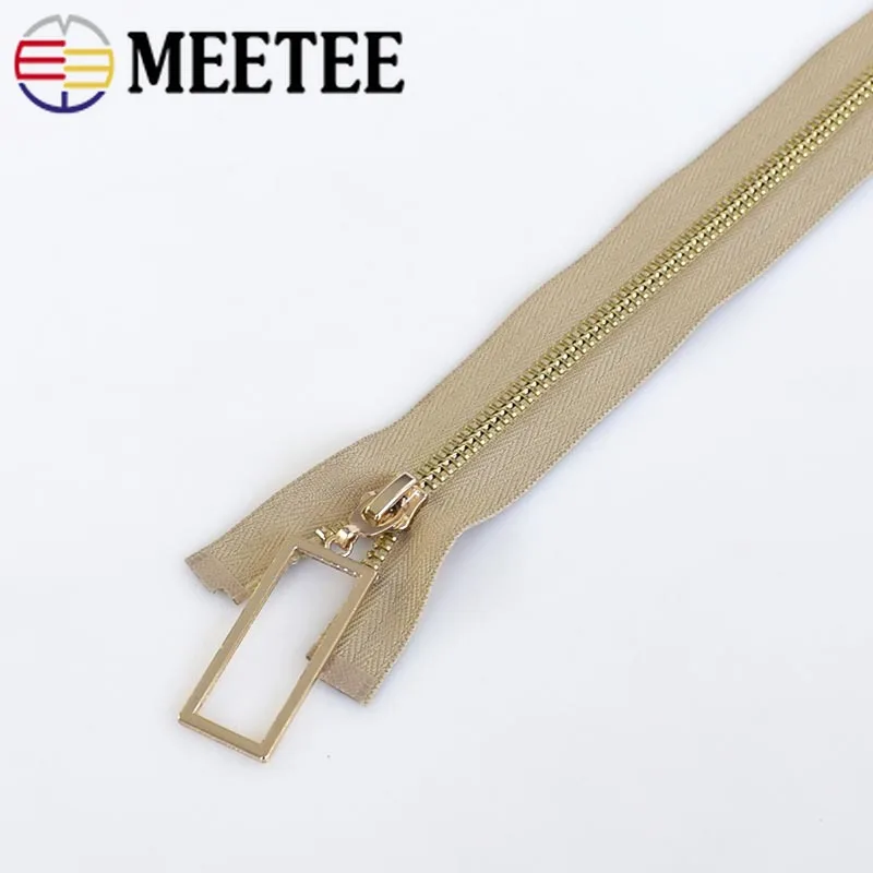 1 шт. Meetee 5 # двойная металлическая молния с открытым концом Сделай Сам для шитья
