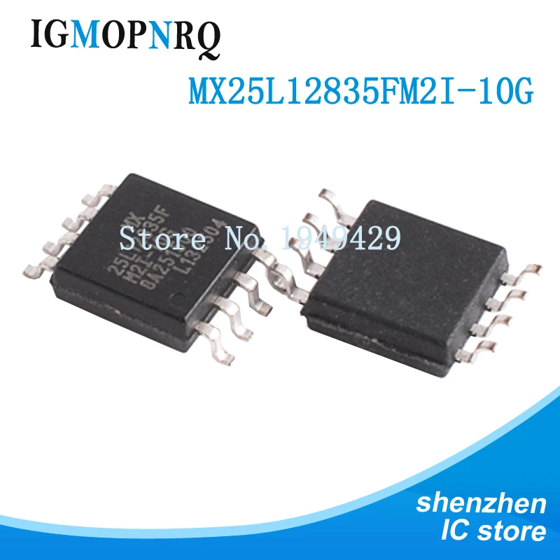 5 шт. MX25L12835FM2I 10G 25L12835FM2I MX25L12835F MX25L12835 25L12835F лапками углублением SOP 8