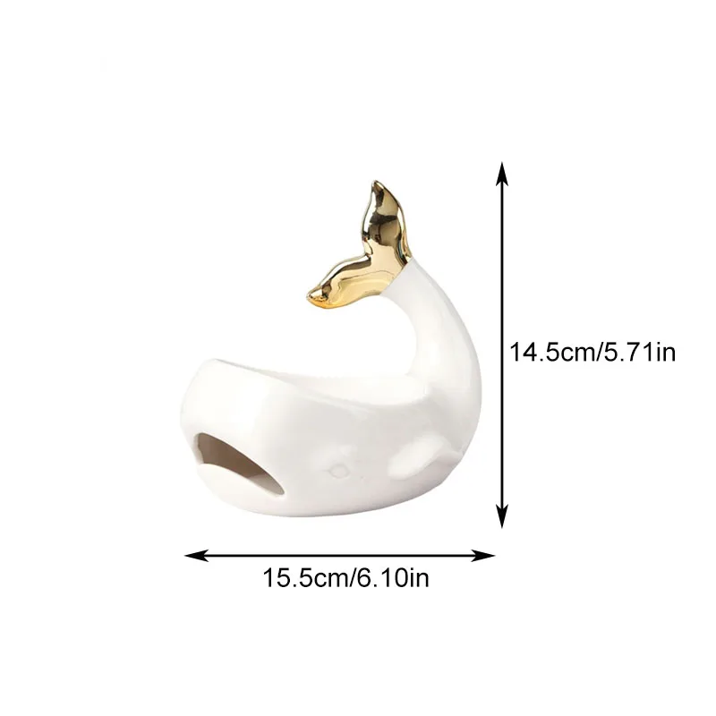 

Nordic ins style ceramic whale soap box retro bathroom decorative soap tray modern minimalist home drain ceramic soap box