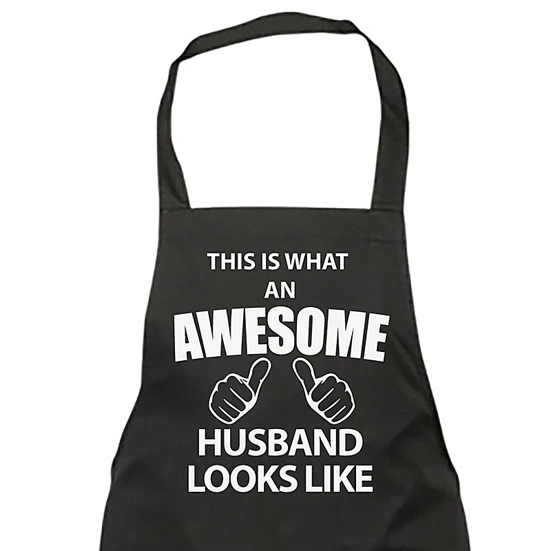

Personalised Husband Apron Awesome Husband Apron,Custom Valentines Day Birthday Christmas Gift Idea,Cooking Guys Funny Apron