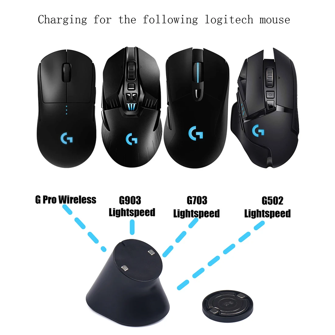 Мини мышь Pitta для ПК Logitech G502 G703 G703hero G903 G903hero|Аксессуары мышей и клавиатур| |