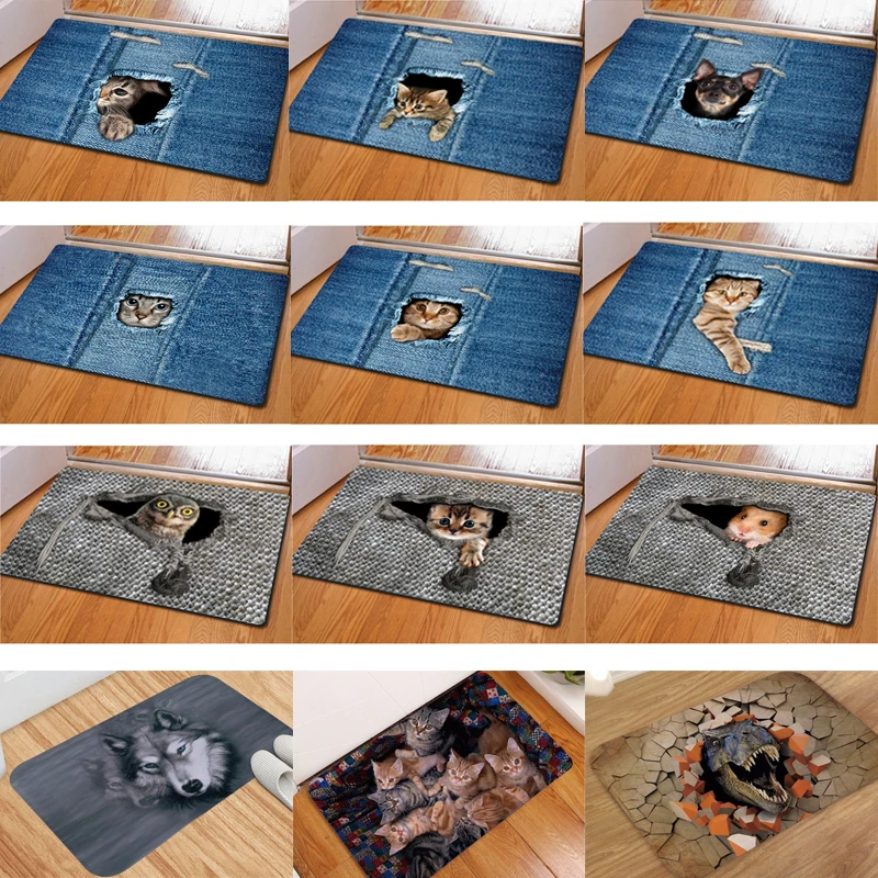 Коврик для дверей Tapete тонкий нескользящий коврик кухни ванной комнаты подстилка