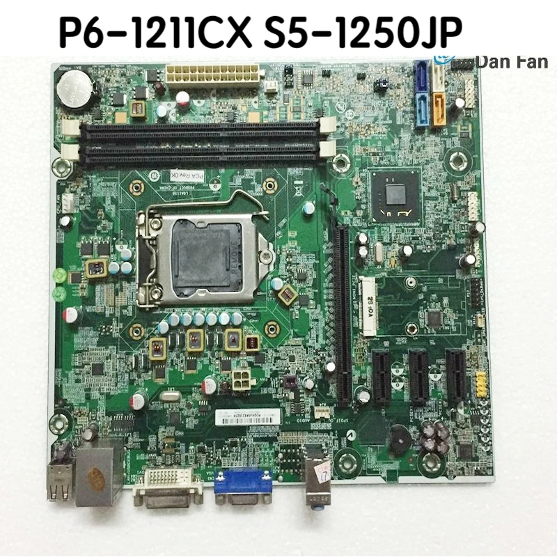 

682953-001 For HP P6-1211CX S5-1250JP Motherboard H-CUPERTINO-H61-uATX:3.10 Mainboard 100%tested fully work