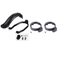 2 set electric scooter accessories 1 set front tube stem folding insurance circle 1 set rear mudguard and bracket