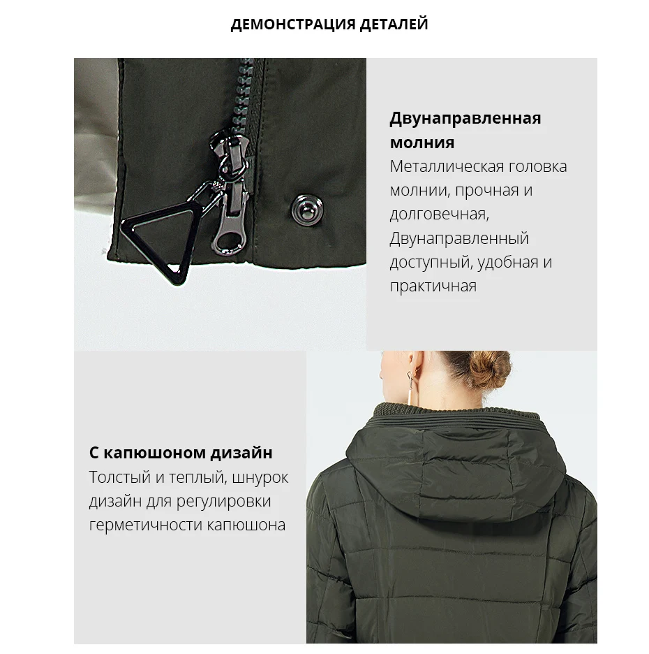 GASMAN зимняя женская куртка новая коллекция ветрозащитная Женская Толстая верхняя одежда парка с лисьим мехом пуховик мод