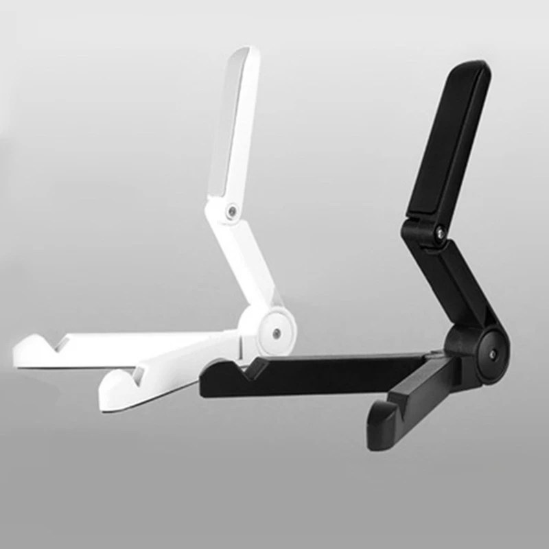 

Mobile Phone Accessories Phone Desk Stand Foldable Laptop Adjustable Desk Holder For iPhone iPad Plastic Foldable Desk Stand