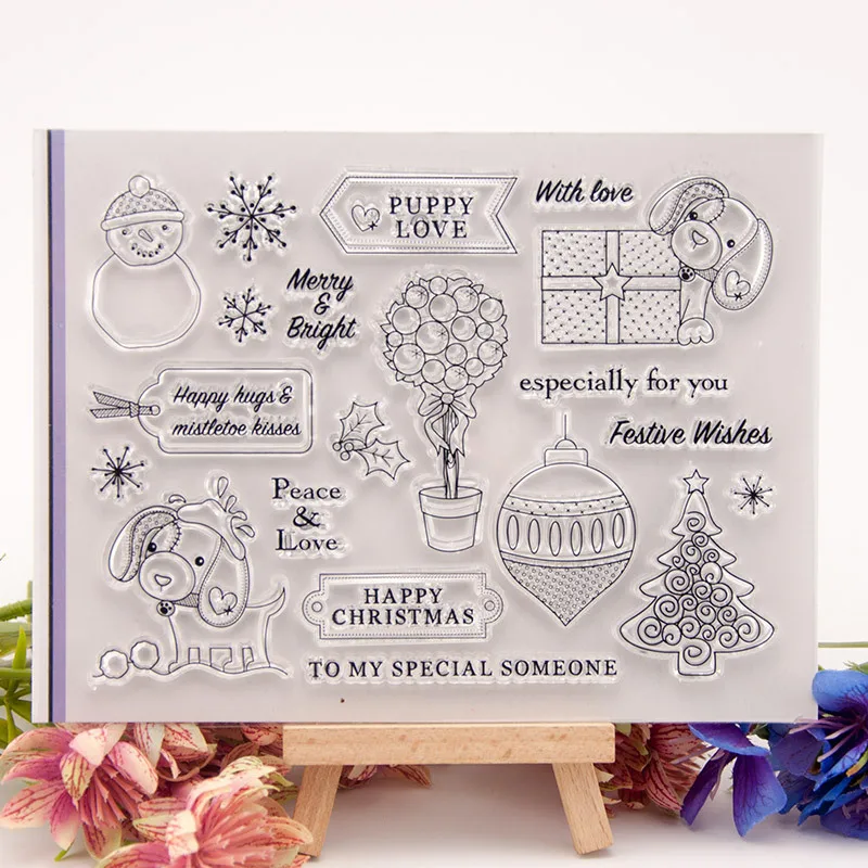 Прозрачный чистый силикон штамп/печать для DIY Скрапбукинг/фотоальбом