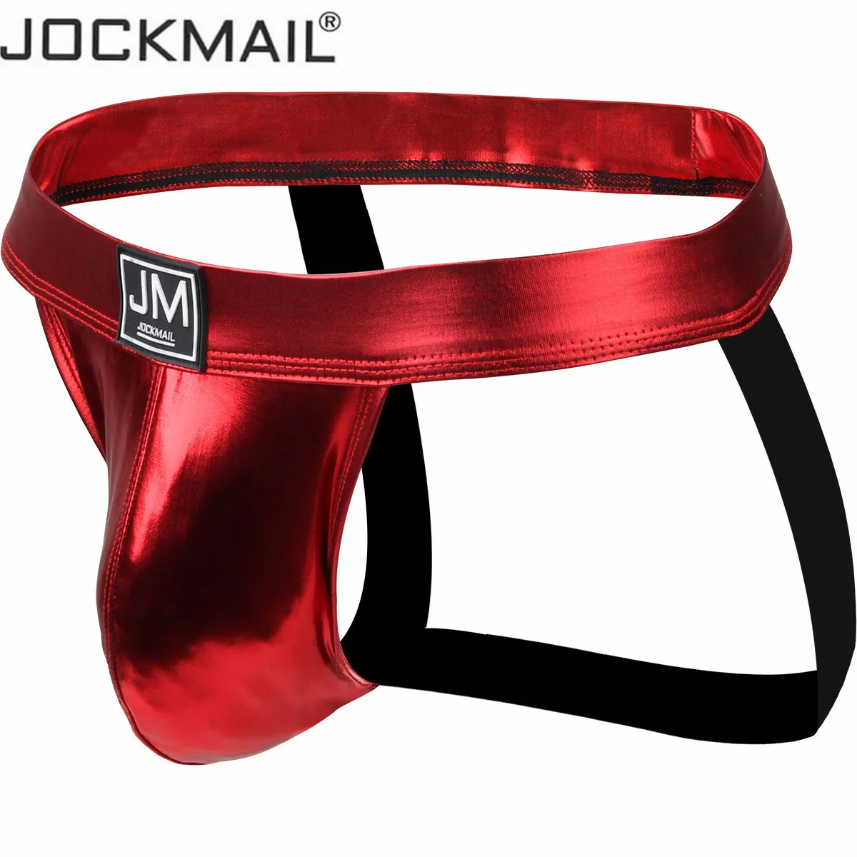 Jockmail сексуальное мужское нижнее белье бандаж мужские стринги и увеличивающие t
