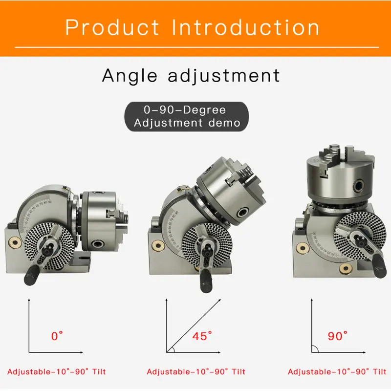 

Универсальная делительная головка с ЧПУ 125 мм 100 мм 3-кулачковый токарный патрон для фрезерного станка с ЧПУ