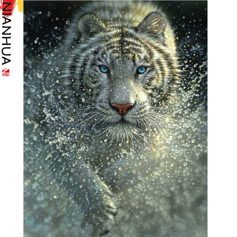 5D алмазная живопись тигр животное Король джунглей Набор для вышивки своими