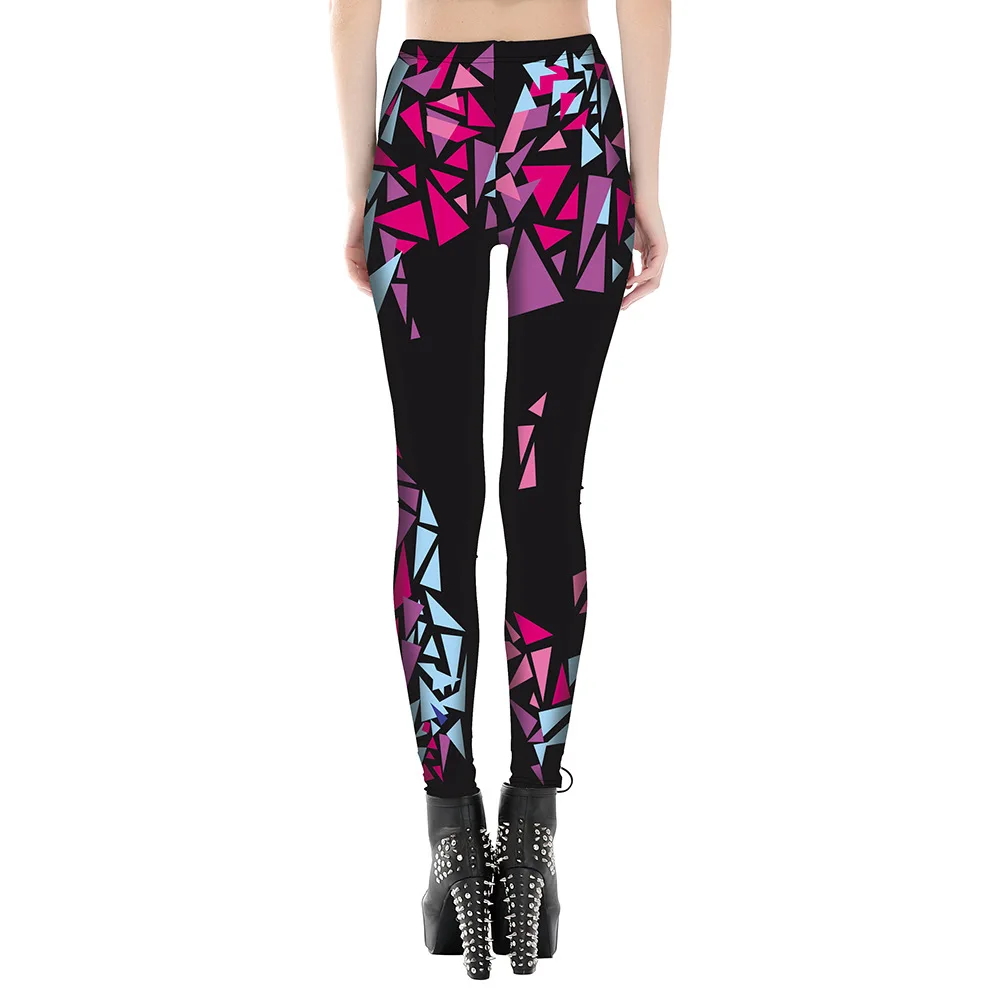 New European and American best selling digital printing 9 leggings |