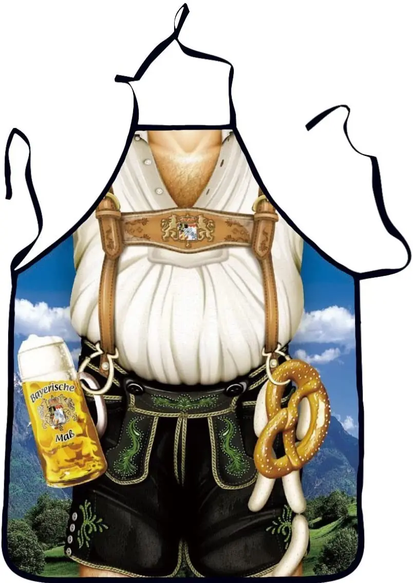 Фартук для барбекю забавное пиво фартук Октоберфеста Баварская кухня