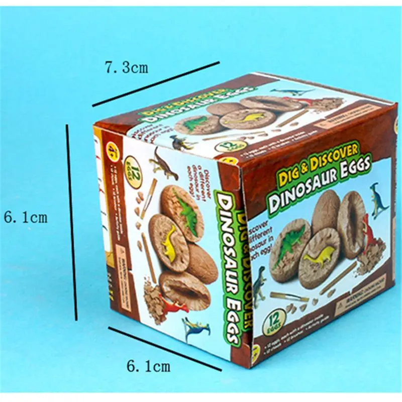 

Dig it up Dinosaur Eggs12 Dino Egg Toys STEM Learning Kids Activity Gift Party Favors for Kids 12 Mystery Excavation Adventure