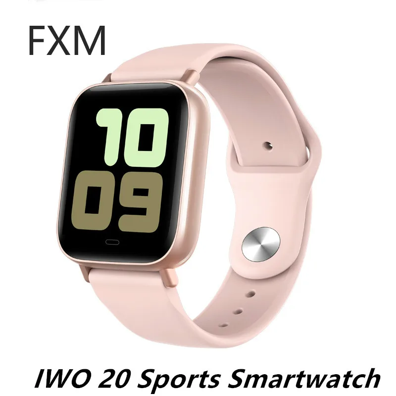 Горячая новинка IWO 20 Смарт часы с пульсометром IP67 Водонепроницаемый фитнес