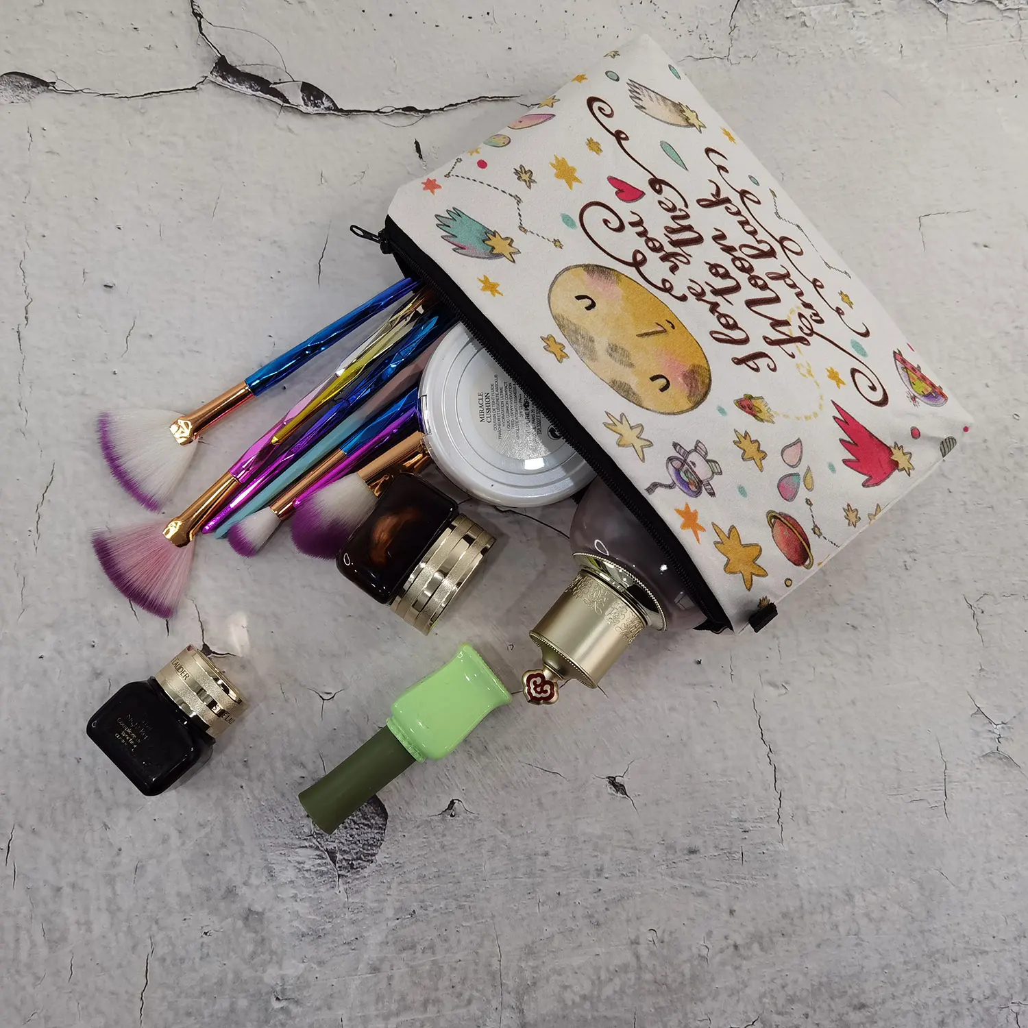 

Lovely Printed Cartoon Cosmetic Organizer Bag Fashion Toiletry Storage Bag Women Hot Sale Makeup Bag for Trip Small Gift Pouch
