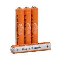 4pcs aaaa rechargeable battery 500mah low self discharge ni mh batteries for surface pen