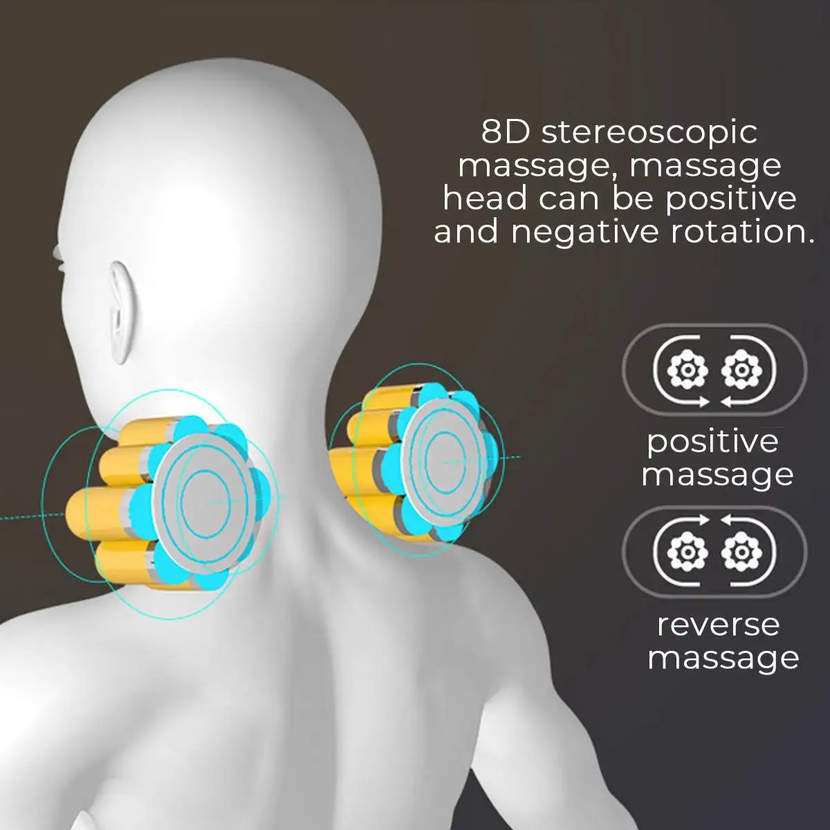 

Infrared Heating Shiatsu Massager Neck Shoulder Back Body Electric Massage Pillow Device Cervical Healthy Massageador Relaxation