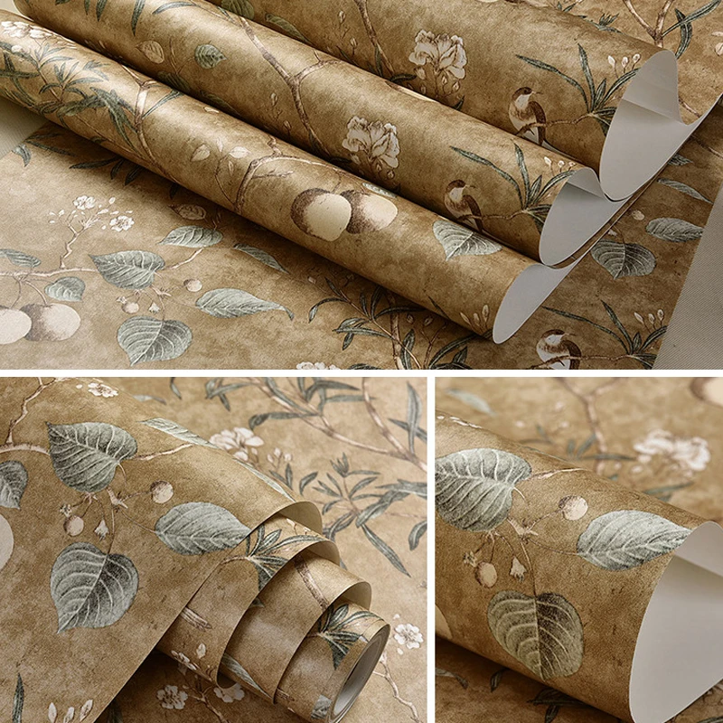 Американские обои в деревенском стиле ретро ностальгия гостиная спальня