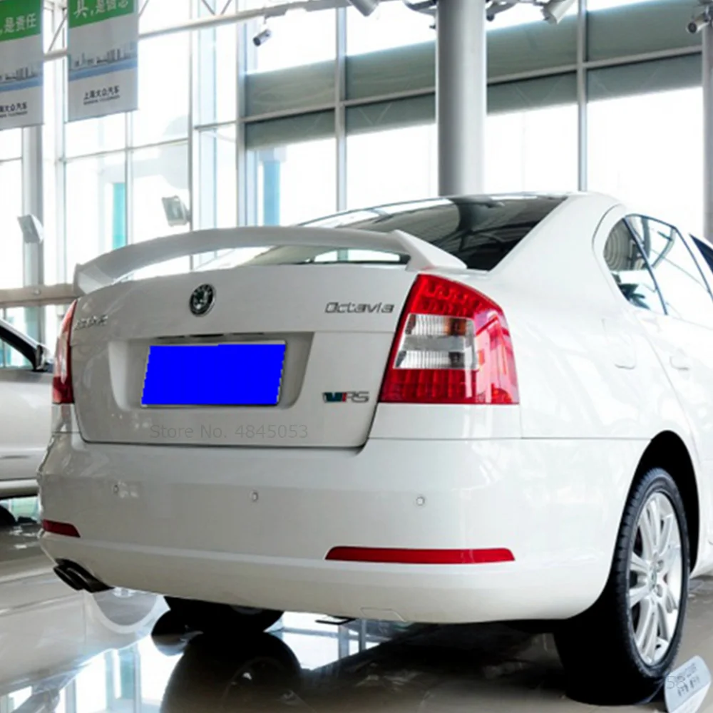 Спойлер AITWATT для Skoda Octavia 2006-2015 спортивный АБС-пластик неокрашенный Праймер