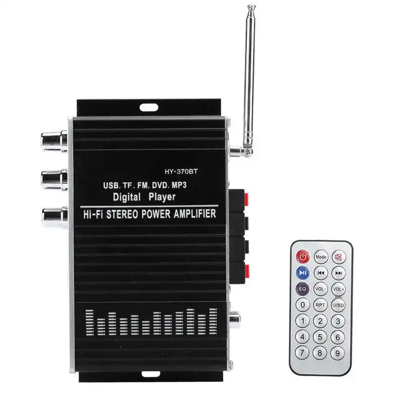 Усилитель микрофона домашний Bluetooth усилитель мощности HIFI стерео FM Аудио Цифровой
