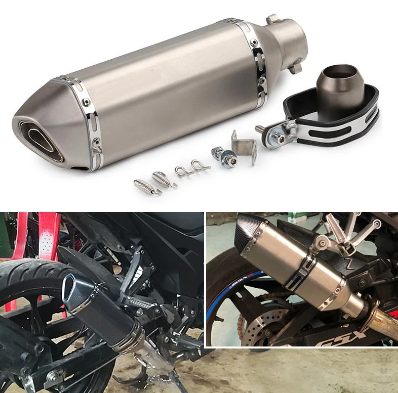 Выхлопная труба для мотоцикла 51 мм MT07 r15 tmax 500 FZ6 CB400 er6n|Выхлопные трубы и системы| |