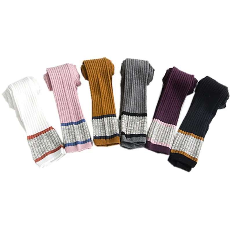 Весенне-летние детские модные штаны в Корейском стиле трикотажные леггинсы для