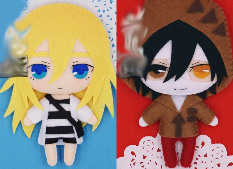 2 шт ручной работы аниме ангелы смерти мультфильм Зак игрушка брелок сумка