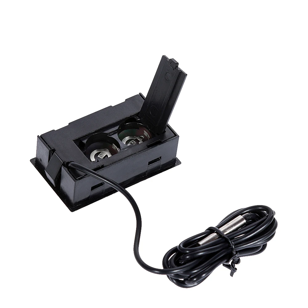 ЖК дисплей цифровой аквариумный термометр для холодильника Погодная станция с