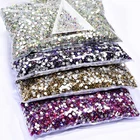 14400 шт., оптовая продажа, стразы с плоской задней поверхностью, прозрачные стразы с блестками для свадьбы, B4070