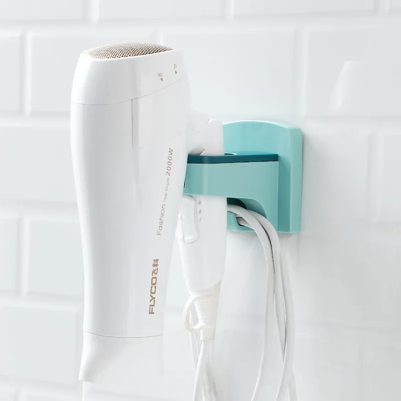 Настенная сушилка для волос органайзер хранения стойка пластиковый держатель