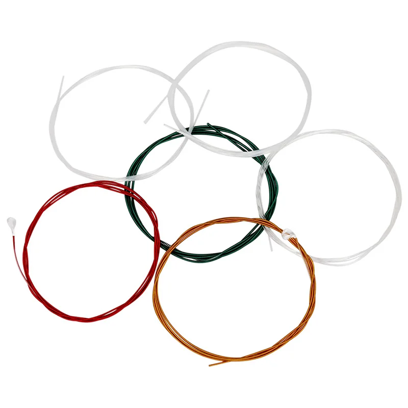 

C105 Colorful Rainbow Acoustic Classical Guitar String Set(.028-.043) Nylon Core Colorful Coated Copper Alloy Wound