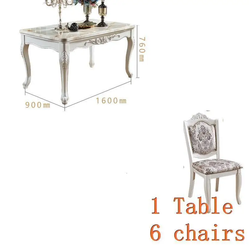 Masa Sandalye Sala De Jantar Esstisch Tafel Redonda Eettafel Tisch обеденный набор европейский стол