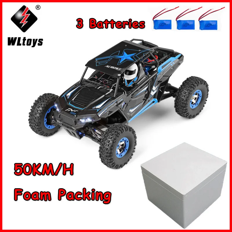 WLtoys супер мощный Радиоуправляемый автомобиль 12428-B 1:12 2,4G 4WD 50 км/ч Электрический пульт дистанционного управления для скалолазания внедорожника высокоскоростная радиоуправляемая Игрушечная машина