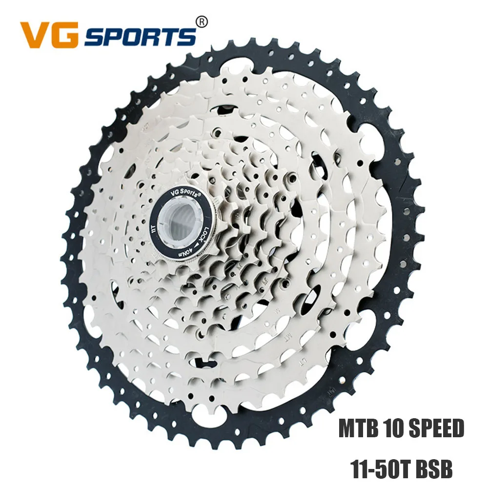 Дорожный кассета Звездочка 10 скоростей 11-50 т MTB велосипед свободного хода Велосипед маховик 10 велоцидад 50 т для Shimano Sram cdg cog 10 в VG Sprots