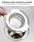 Фильтр для слива в кухонную раковину, сетчатый фильтр для мусора, раковина для овощей, из нержавеющей стали, клетка для мытья посуды, защита от блокировки