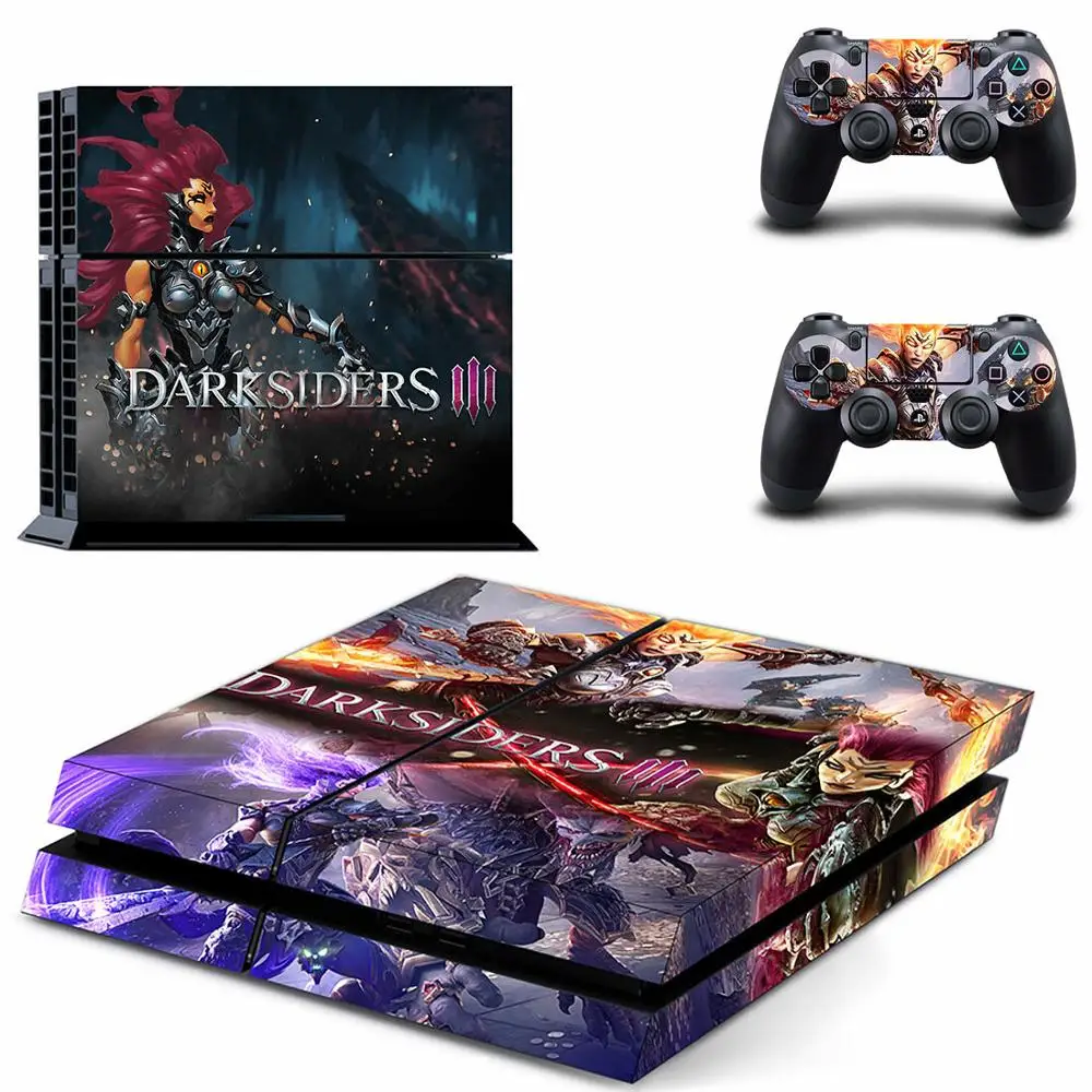 Darksiders 3 PS4 Стикеры s Play station 4 кожи PS наклейка кожного покрова для Игровые приставки